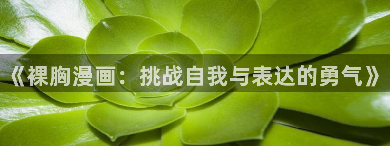 羞羞漫画app：《裸胸漫画：挑战自我与表达的勇气》
